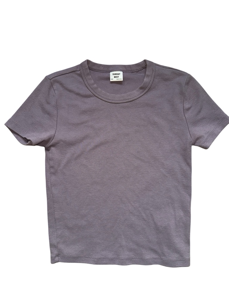 Sunday Best Soft Powder Lavender Crewneck T-Shirt